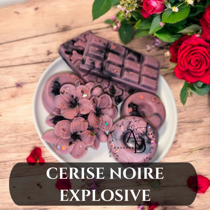 FONDANT CERISE NOIRE EXPLOSIVE
