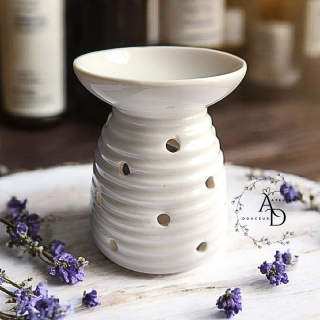 BRÛLE-PARFUM BLANC A TROUS