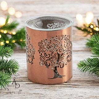 BRÛLE-PARFUM ARBRE DE VIE METAL.
