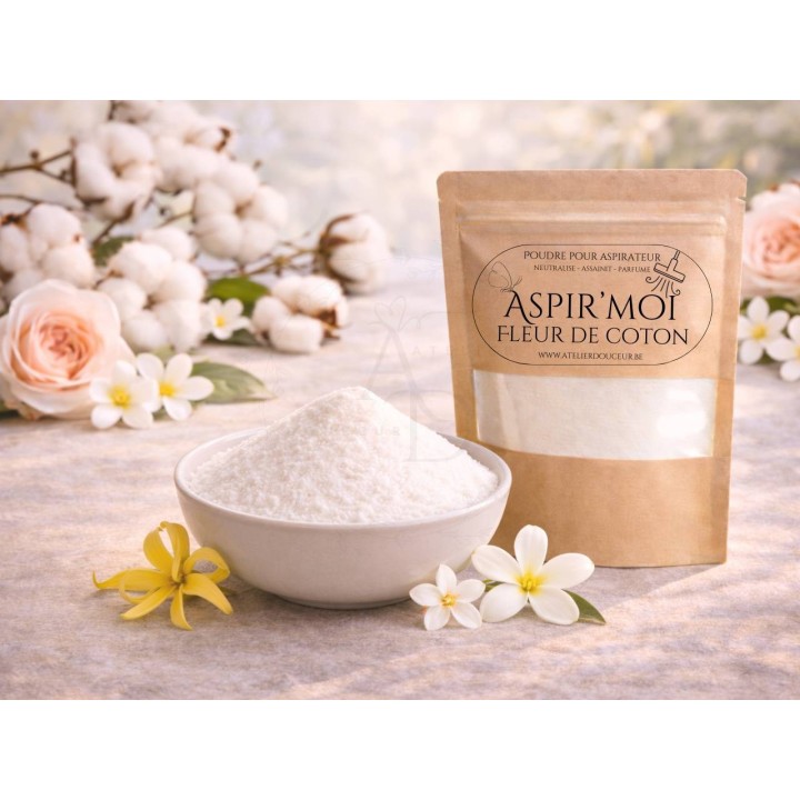 POUDRE D'ASPIRATEUR : FLEUR DE COTON