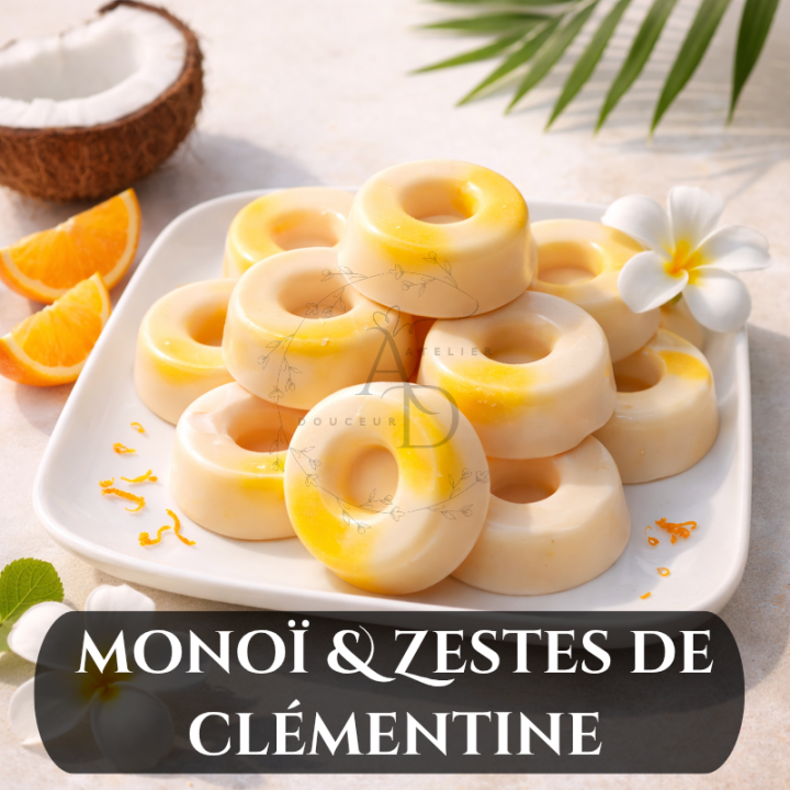 FONDANT MONOÏ & ZESTES DE CLÉMENTINE